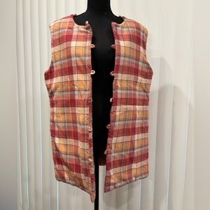 Rare Trovata Quilted Cotton Vest size Medium